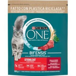 PURINA ONE Gatto Sterilised Manzo e Frumento 800G