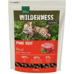 REAL NATURE Wilderness Cat Senior Pure Manzo 300G