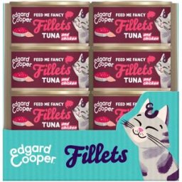 EDGARD COOPER Edgard & Cooper Cat Lattina Multipack 24x70G TONNO E POLLO