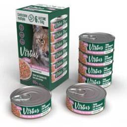 VIRTUS Cat Natural Multipack 6X50G TONNO CON GAMBERETTI