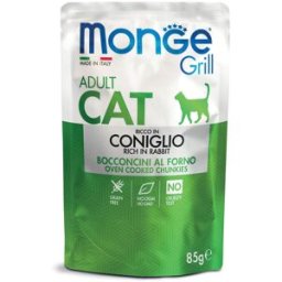 Monge Grill Cat Busta Multipack 28x85G CONIGLIO