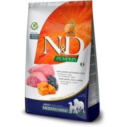 N&D Pumpkin Adult Medium Maxi Agnello Zucca e Mirtillo 2.5KG