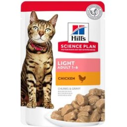 HILLS Hill's Science Plan Light Cat Busta Multipack 12x85G POLLO