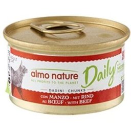 ALMO NATURE Daily Dadini Cat Lattina Multipack 24x85G MANZO