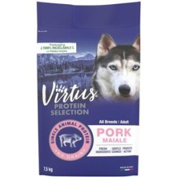 VIRTUS Dog Protein Selection Adult Maiale No Grain 7.5KG