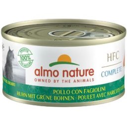 ALMO NATURE HFC Complete Cat Lattina Multipack 24x70G POLLO CON FAGIOLINI