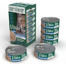 VIRTUS Cat Natural Multipack 6X50G TONNO CON FRUTTI DI MARE
