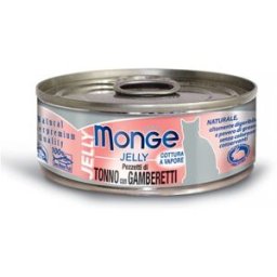Monge Cat Lattina Multipack 24x80G TONNO CON GAMBERETTI