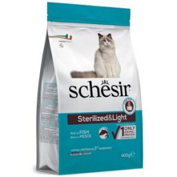 SCHESIR Cat Sterilized & Light al Pesce 400G