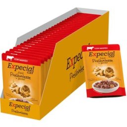 EXPECIAL Cat Prelibatezze Busta Multipack 28x85G MANZO