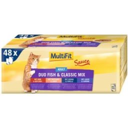 MULTIFIT Sauce Cat Busta Multipack 48x100G MIX CARNE E PESCE