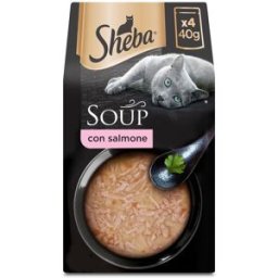 SHEBA Soup Cat Busta Multipack 4x40G SALMONE