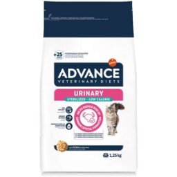 ADVANCE Diets Cat Urinary Sterilized Low Calorie 1.25KG