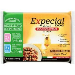 EXPECIAL Dog Busta Multipack 4x100G MIX POLLO E VITELLO