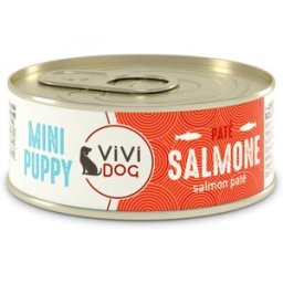 VIVI Dog Mini Puppy Lattina Multipack 12x85G SALMONE