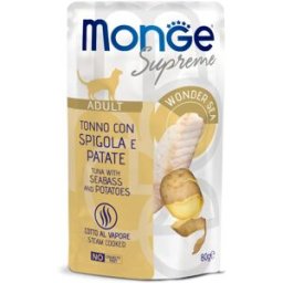 Monge Supreme Cat Busta Multipack 24x80G TONNO CON SPIGOLA