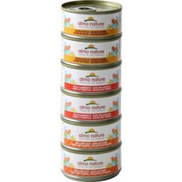 ALMO NATURE Cat Lattina Multipack 6x70G MIX CARNE E PESCE