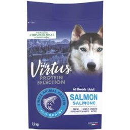VIRTUS Dog Protein Selection Adult Salmone No Grain 7.5KG