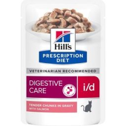 HILLS Hill's Prescription Diet i/d Digestive Care Alimento Umido per Gatti con Salmone 85G