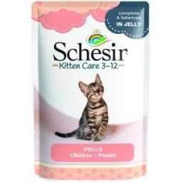 SCHESIR Kitten Care Busta Multipack 20x85G POLLO