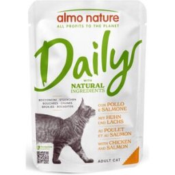 ALMO NATURE Daily Cat Busta Multipack 30x70G POLLO E SALMONE