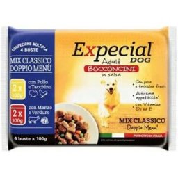 EXPECIAL Dog Busta Multipack 4x100G MIX POLLO E MANZO