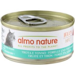 ALMO NATURE HFC Jelly Cat Lattina Multipack 24x70G TROTA E TONNO