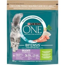 PURINA ONE Gatto Delicate Tacchino e Riso 800G