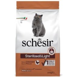 SCHESIR Cat Sterilized & Light al Pollo 1.5KG