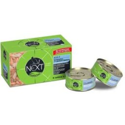 NEXT Natural Cat Lattina Multipack 6x50G TONNETTO CON PESCE BIANCO