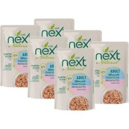 NEXT Cat Busta Multipack 6x70G TONNETTO CON PROSCIUTTO