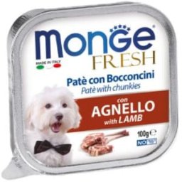 Monge Fresh Dog Vaschetta Multipack 32x100G AGNELLO