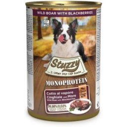 STUZZY Dog Monoprotein Lattina 400G CINGHIALE