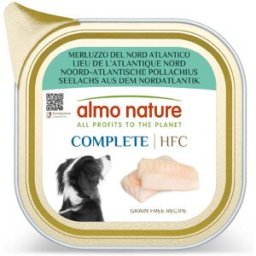 ALMO NATURE HFC Complete Dog Vaschetta Multipack 17x85G MERLUZZO DEL NORD ATLANTICO