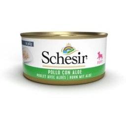 SCHESIR Puppy Lattina Multipack 18x150G POLLO CON ALOE