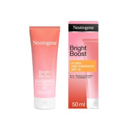 Neutrogena Bright Boost Fluido Viso Idratante con Protezione Solare Viso SPF 30, 50 ml