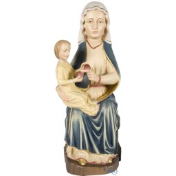 Scultura in legno Madonna di Mariazell color