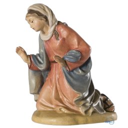 Scultura in legno Maria color