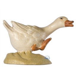 Scultura in legno Oca color