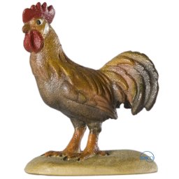 Scultura in legno Gallo color