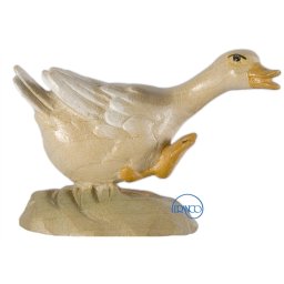 Scultura in legno Oca color