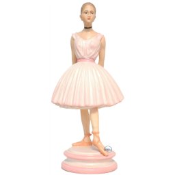 Scultura in legno Ballerina color