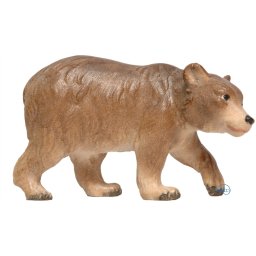 Scultura in legno Orso in piedi color
