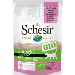 SCHESIR Cat Bio Busta Multipack 16x85G MAIALE