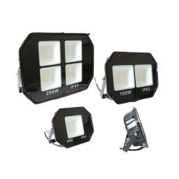 Trade Shop - Faro Led Smd Faretto Spot Flood Light Luce Fredda Bianca 60w 100w 200w Esterno -