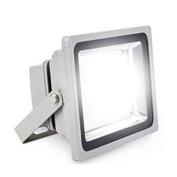 Trade Shop - Faro Proiettore A Led Ad Alta Luminosità Da 30w Per Esterno Interno Luce Fredda -