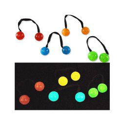 Trade Shop - Fidget Balls Palline Begleri Gioco Led Anti Stress Adulto Palle Dita Luci Mani -