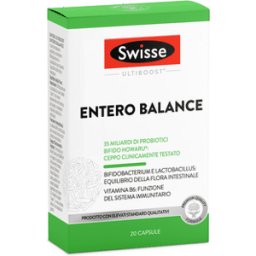 Swisse Entero Balance Integratore Probiotici 20 Capsule
