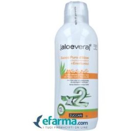 ALOEVERA2 Zuccari AloeVera 2 Succo Puro D'Aloe A Doppia Concentrazione + Enertonici 1 L