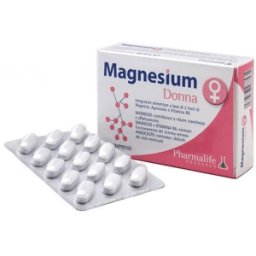 Pharmalife research Pharmalife Magnesium Donna integratore Per Stanchezza Fisica e Mentale 45 Compresse